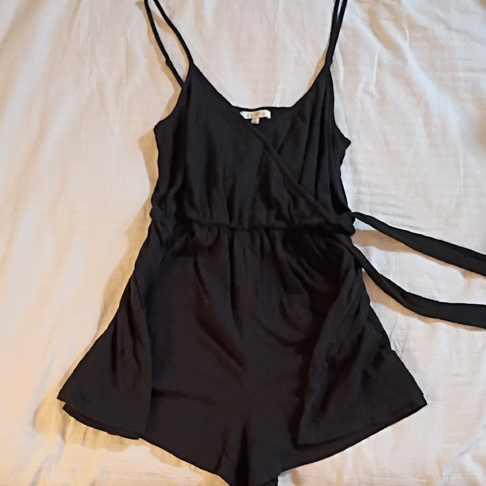 Z Supply Black Wrap Jumpsuit